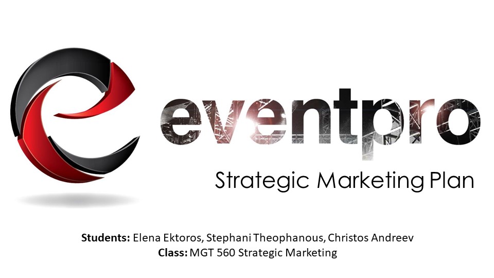 Eventpro Strategic Marketing Plan